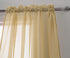 Adore the Decor™ Sheer Rod Pocket 54 x 84in. Single Curtain Panel